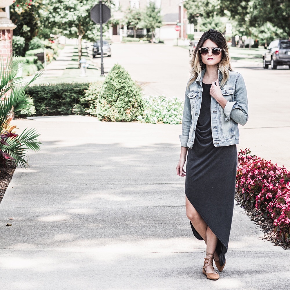 Charcoal Grey Maxi Dress